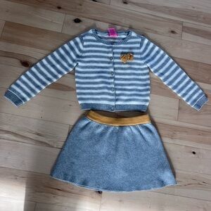 Isaac Mizrahi Gray and Gold Kids Matching Set